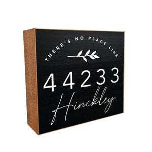 There's No Place Like Home Custom Decorative Wooden Block