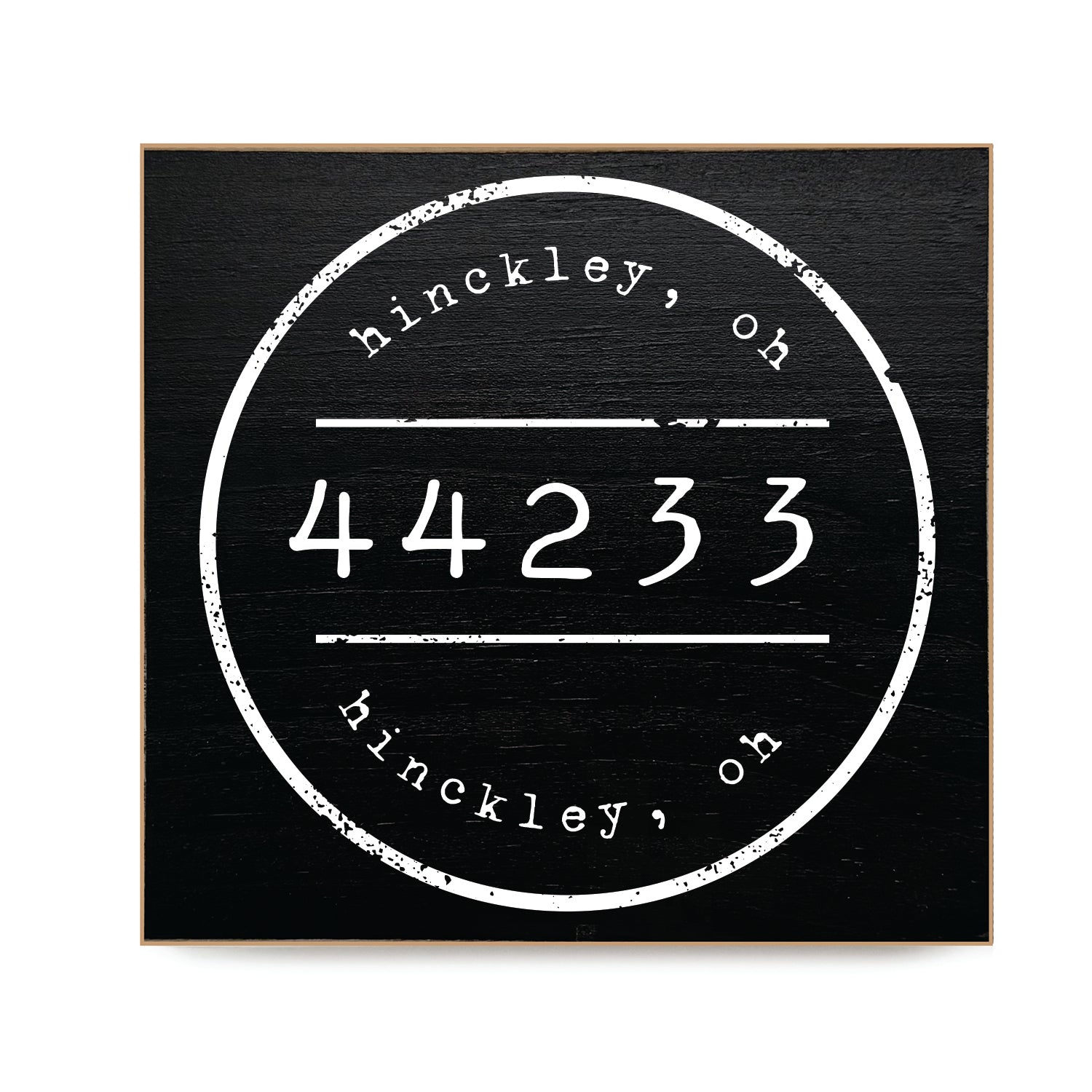 Stamp Custom Decorative Wooden Block