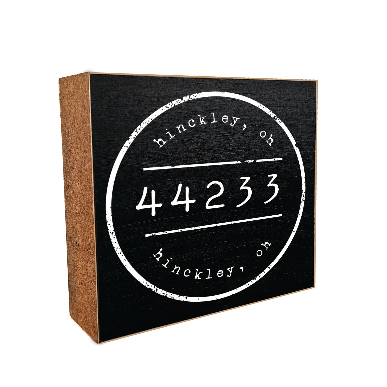 Stamp Custom Decorative Wooden Block