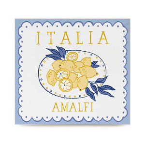 Italia Amalfi Decorative Wooden Block