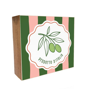 Italia Prodotto D'Italia Decorative Wooden Block