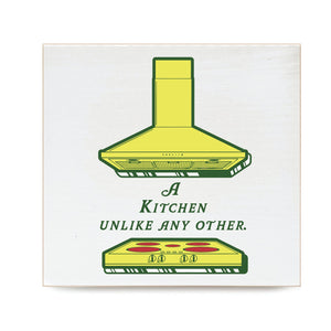 A Kitchen Unlike Any Other Decorative Wooden Block