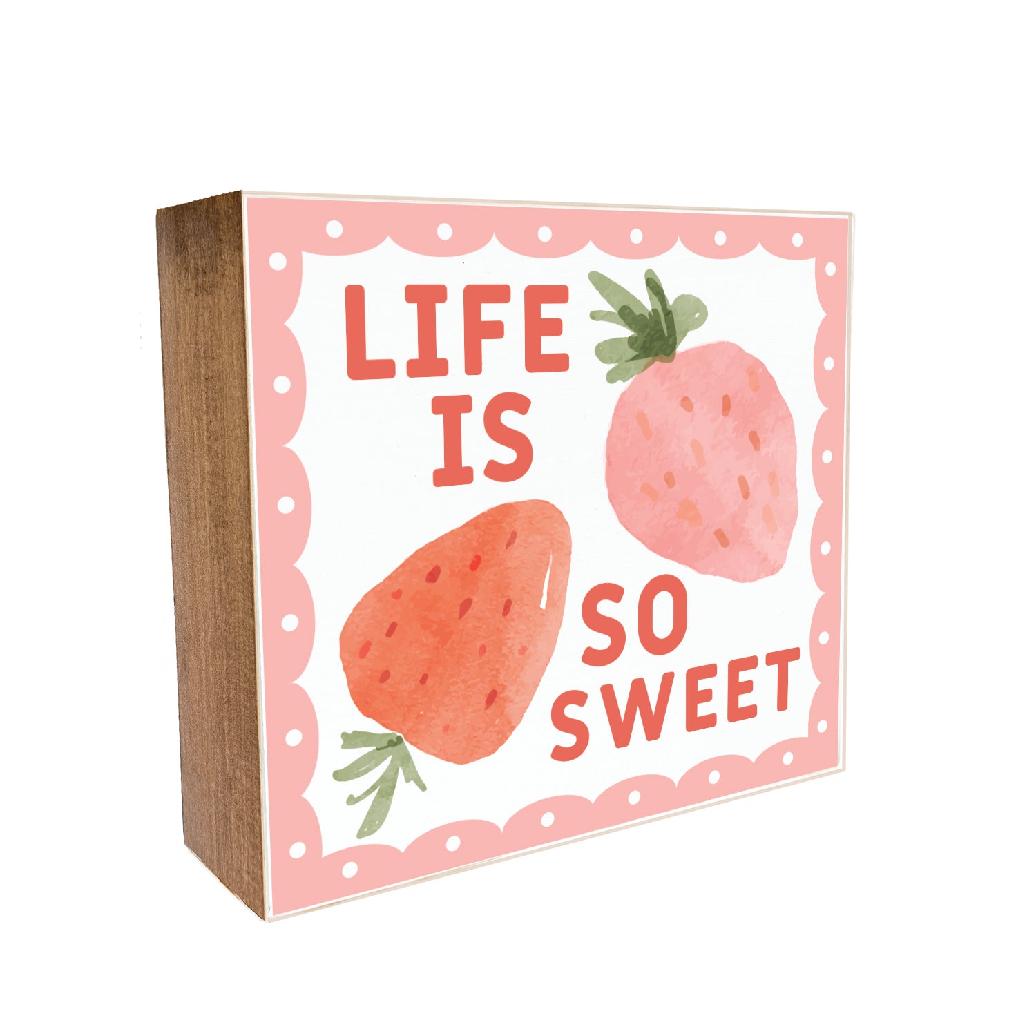 Life is so sweet Decorative Wooden Blocks