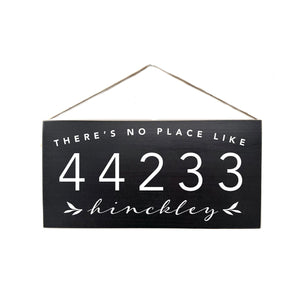 There's No Place Like Home Custom Twine Door Hang
