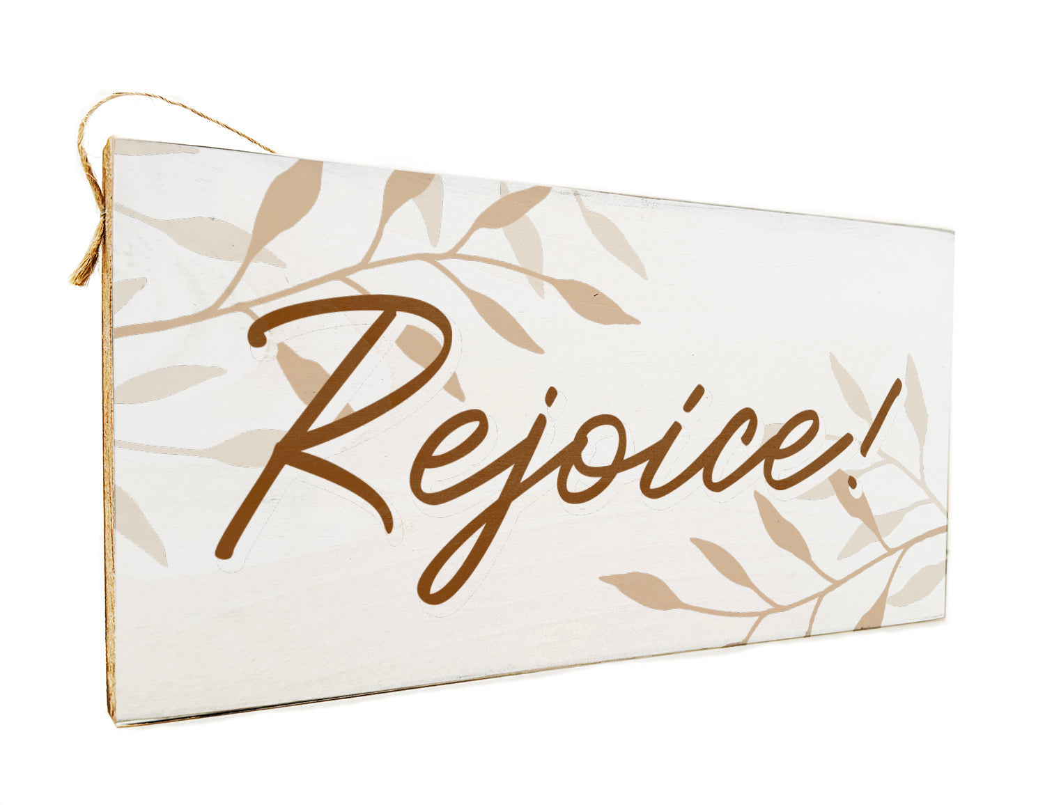 Rejoice Twine Door Hang