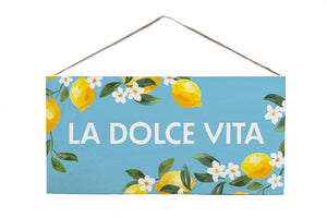 Italia La Dolce Vita Twine Door Hang