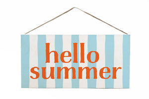 Summer Hello Twine Door Hang