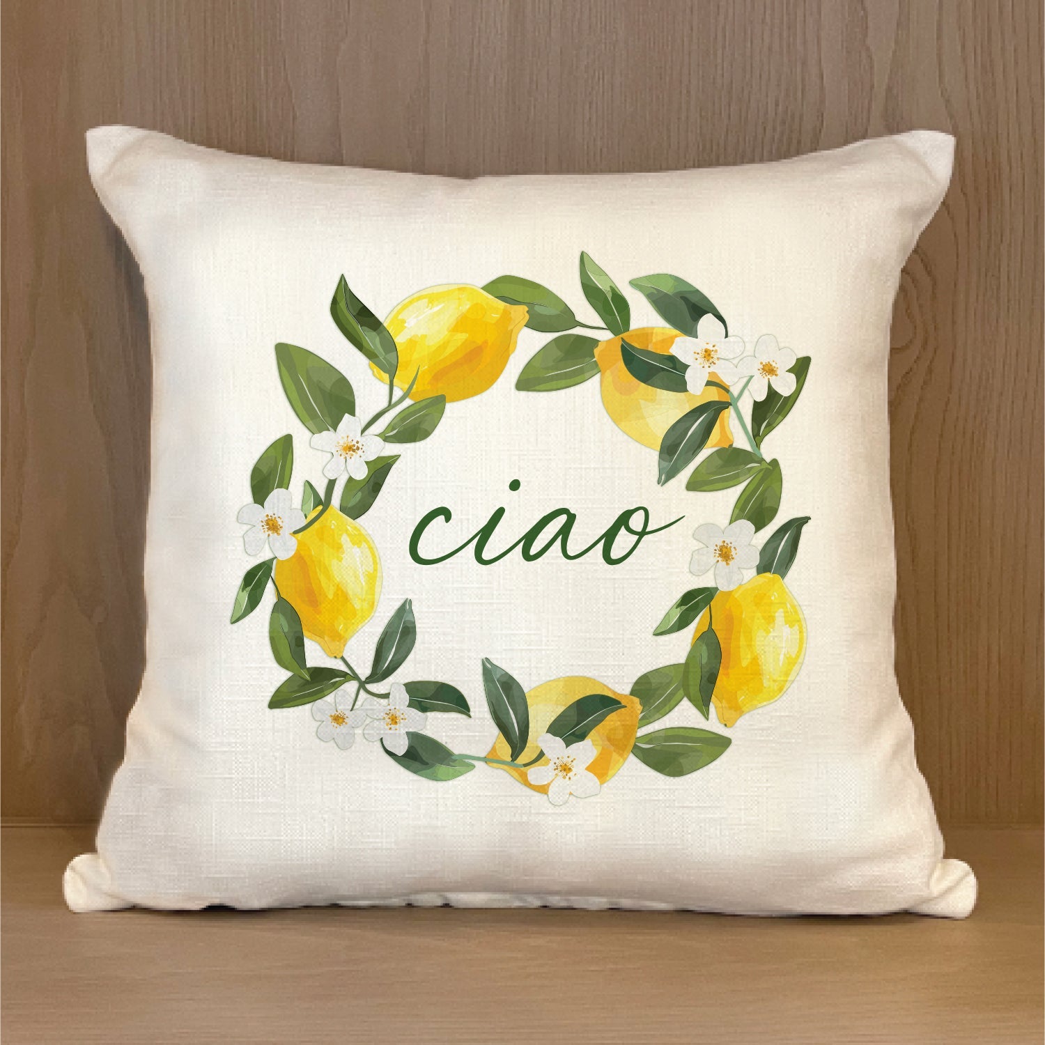 Italia Ciao Lemon Natural Pillow Shell
