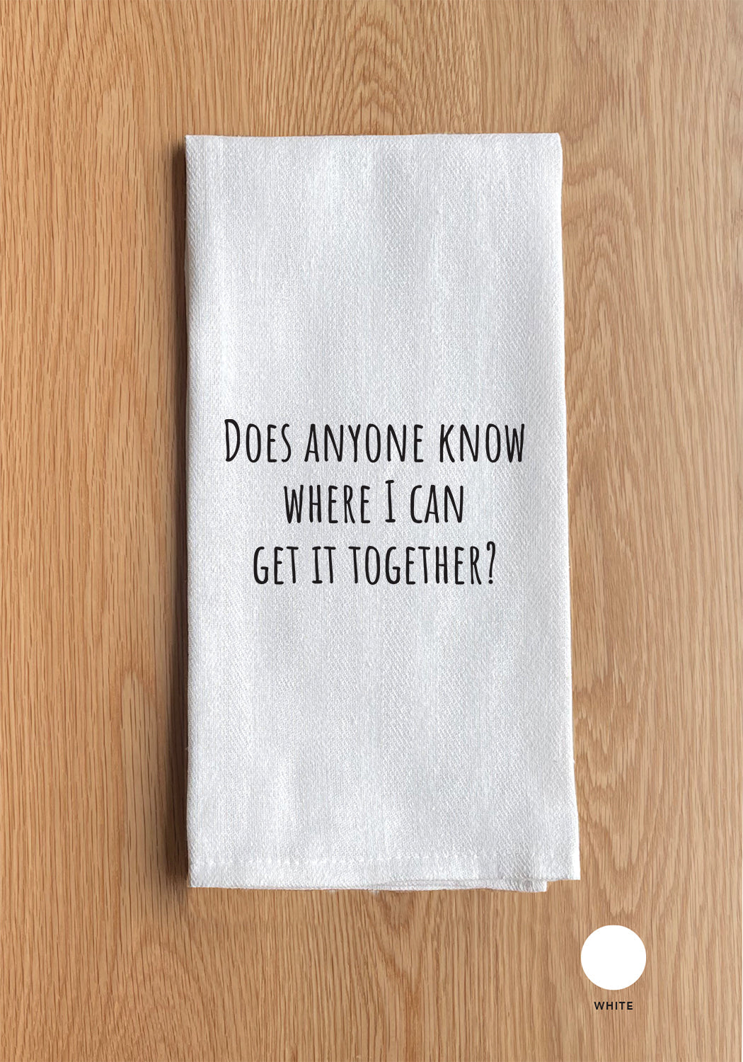 Does anyone know where I can get it together? Kitchen Towel