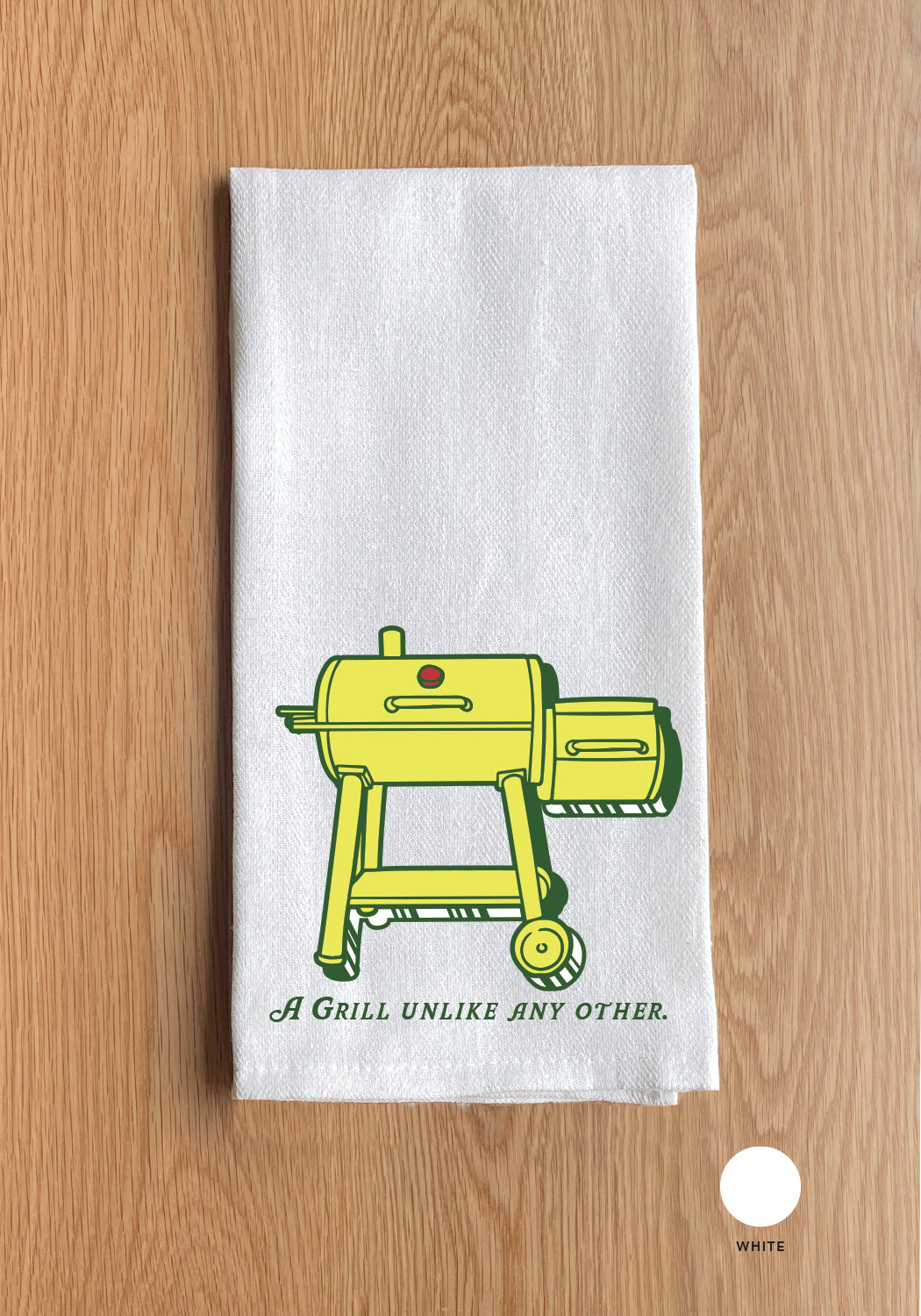 A Grill Unlike Any Other White Kitchen Towel