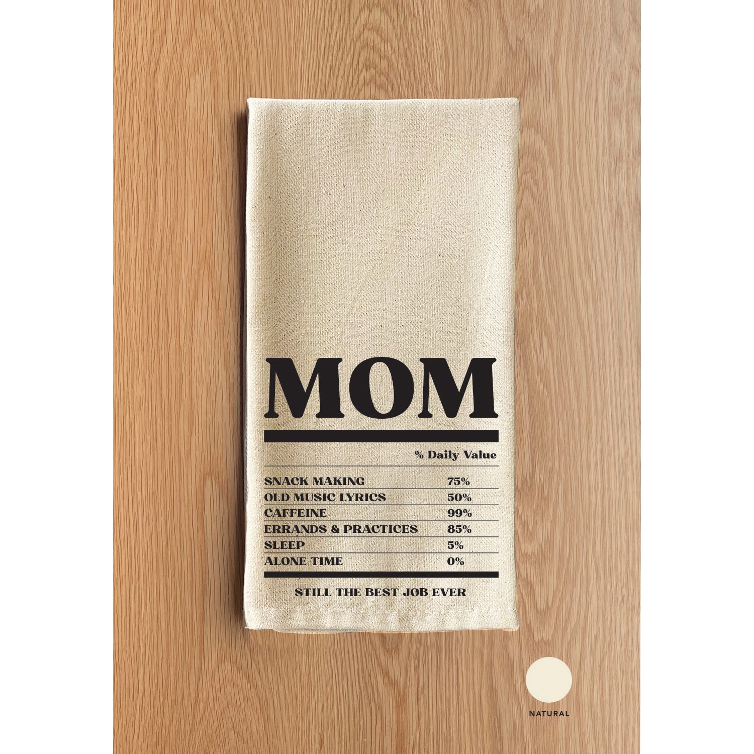 Mom Daily Value Natural Kitchen Towel