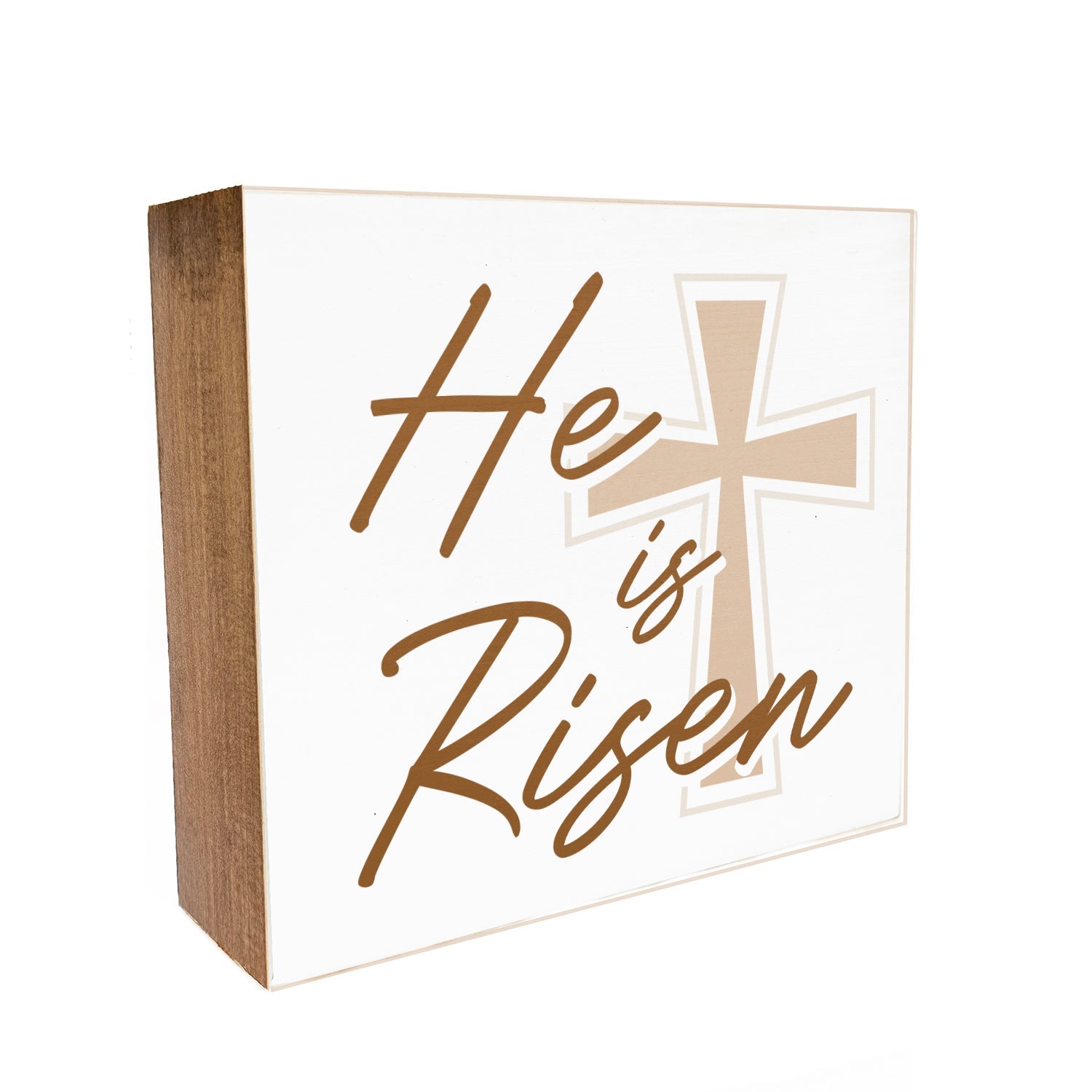 He is Risen Recorative Wood Block
