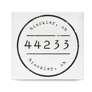 Stamp Custom White Decorative Wooden Block