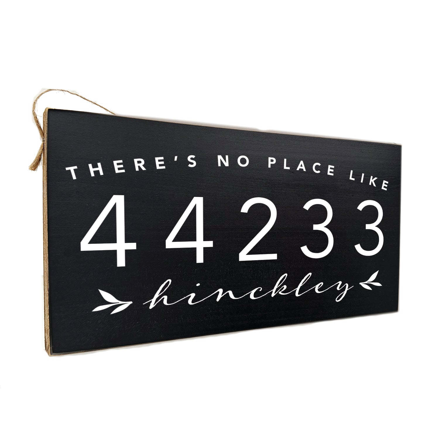 There's No Place Like Home Custom Twine Door Hang