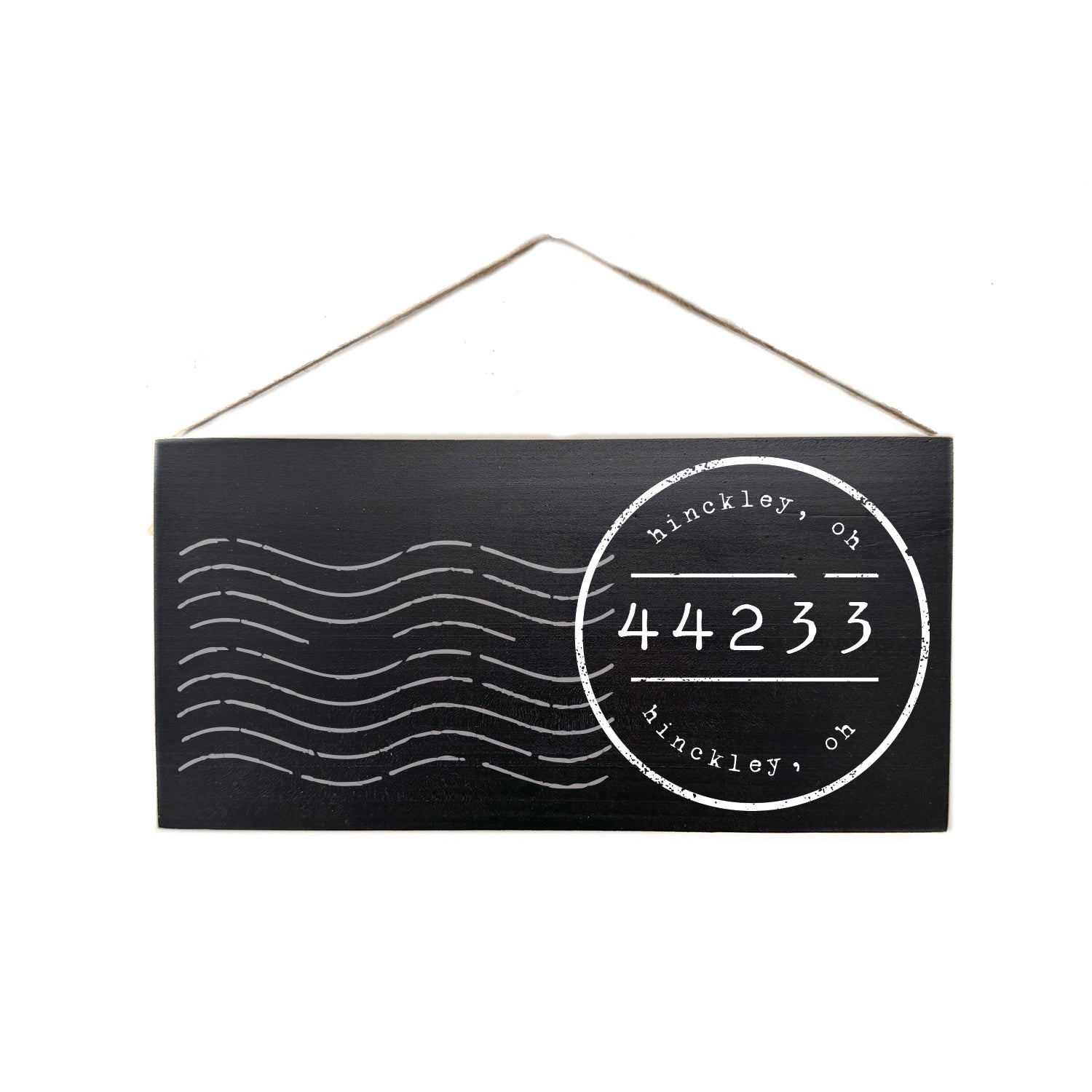 Stamp Custom Twine Door Hang
