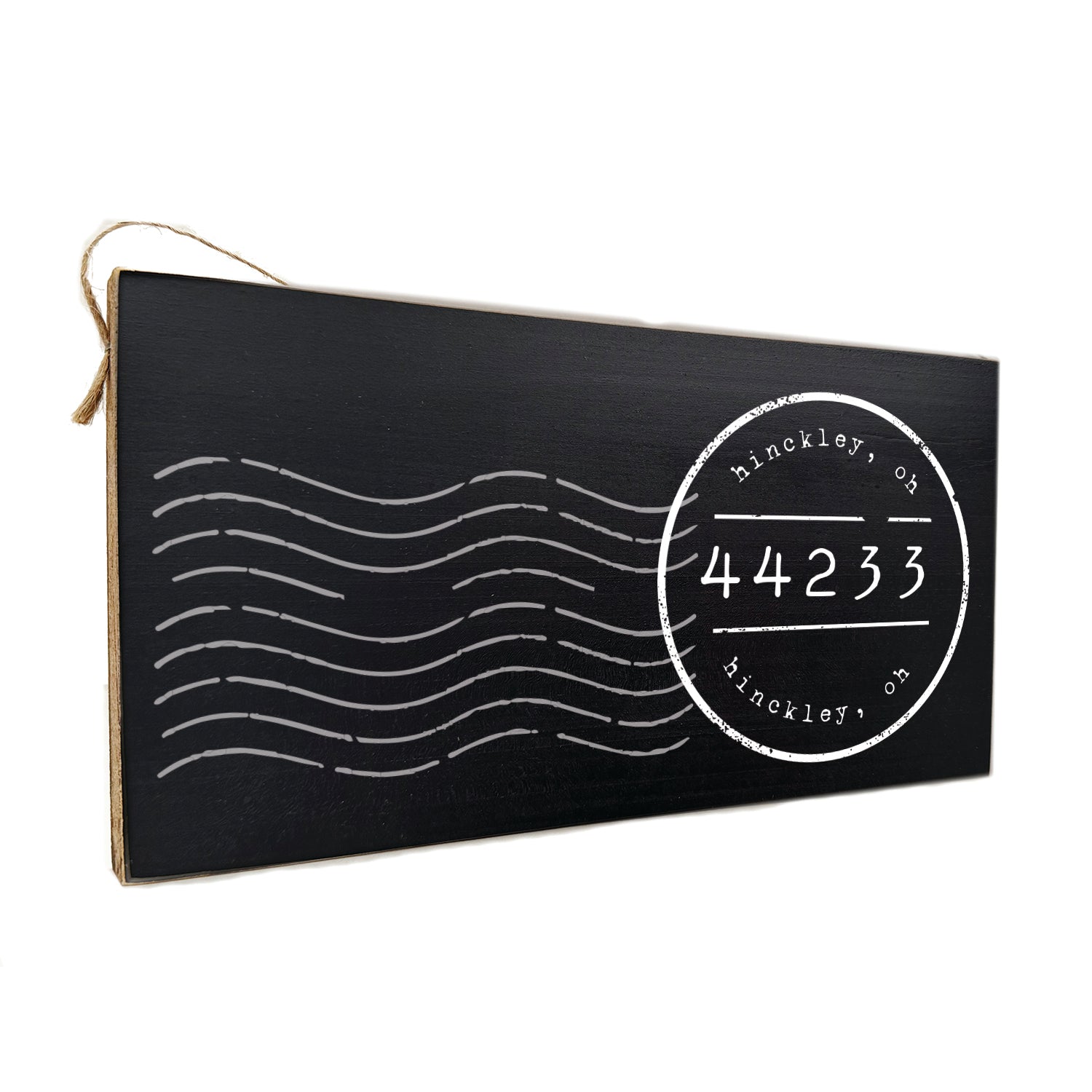 Stamp Custom Twine Door Hang