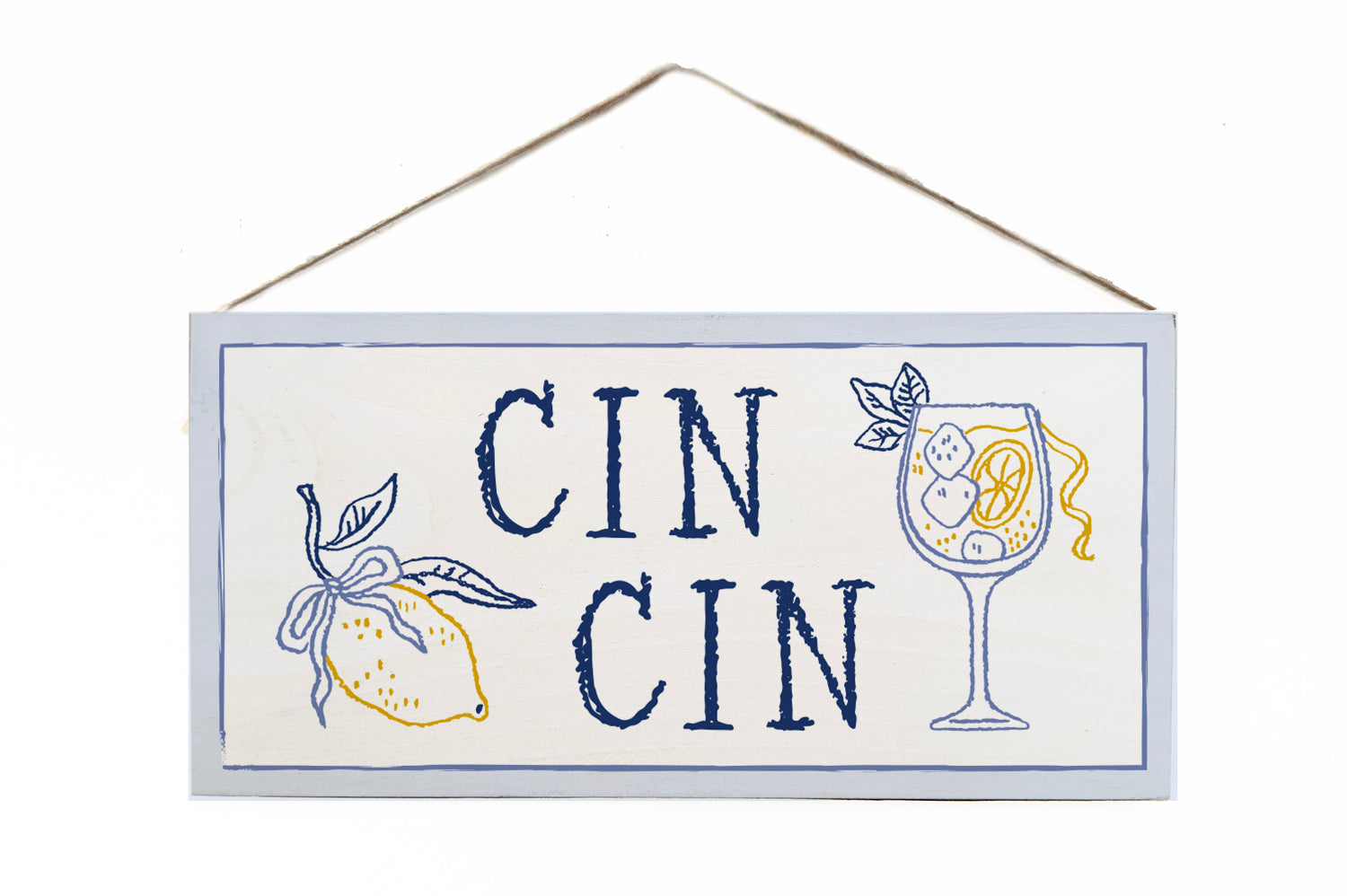 Italia Cin Cin Twine Door Hang