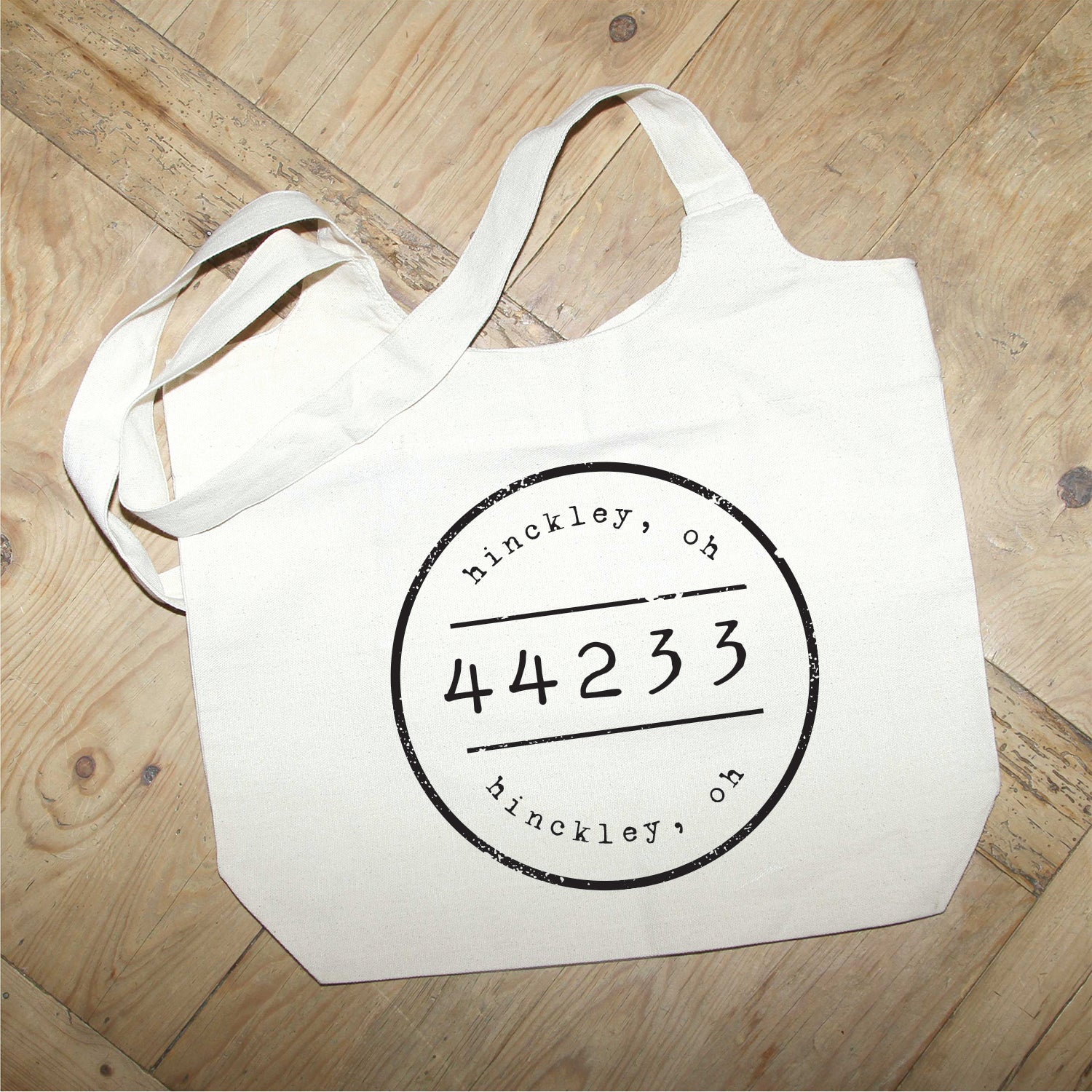 Stamp Custom Natural Tote Bag