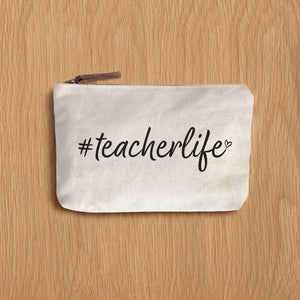 #teacherlife All Over Zip Pouch